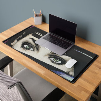 'Out of the Dark' Painting on a  Desk Mat