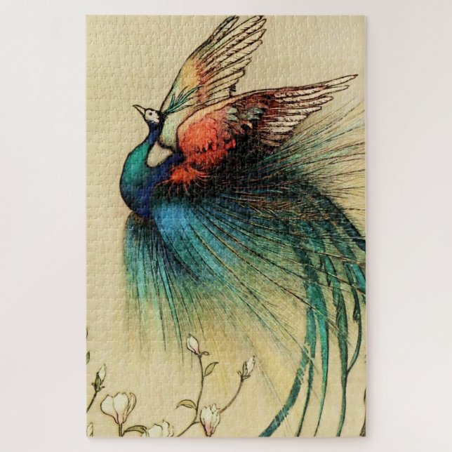 “Out of the Fire” by Warwick Goble Jigsaw Puzzle (Vertical)