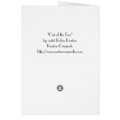 "Out of the Fire" Cards (Back)