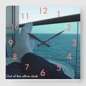 Out Of The Office Clock by GKDStore at Zazzle