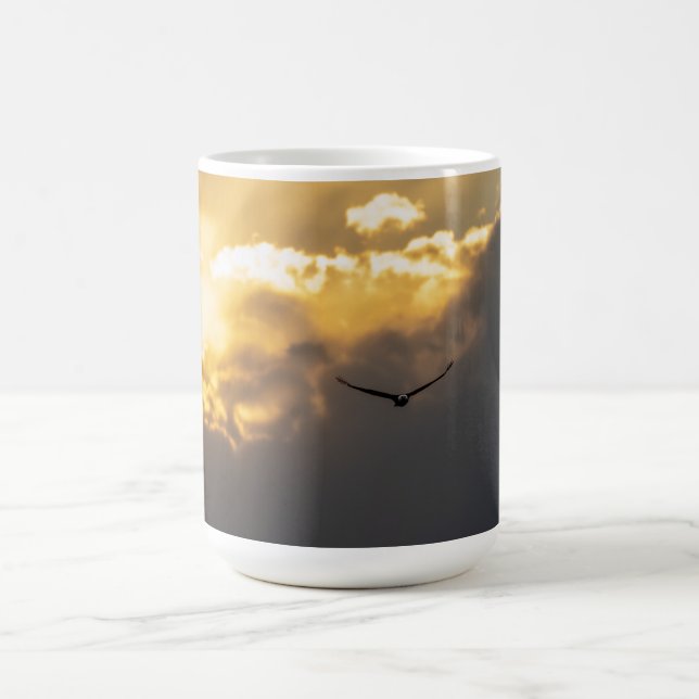 Out Of The Sun Bald Eagle Coffee Mug (Center)