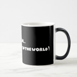 "Out Of The World" Funny Alien Sign Color Morph Mug