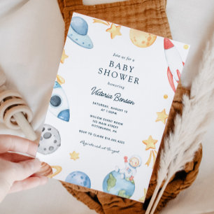 Out of this World Baby Shower invitation