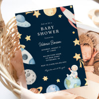 Out of this World Baby Shower invitation