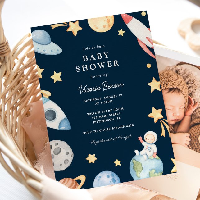 Out of this World Baby Shower invitation (Creator Uploaded)