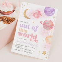 Out of This World Birthday Invitation