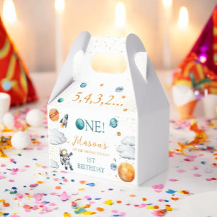 Out of This World Boy Birthday Astronaut Space Favor Boxes