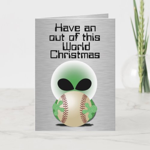 Out of this World Christmas Holiday Card