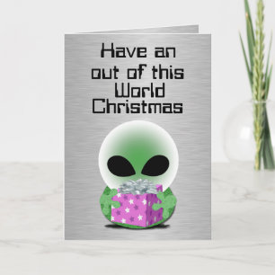 Out of this World Christmas Holiday Card