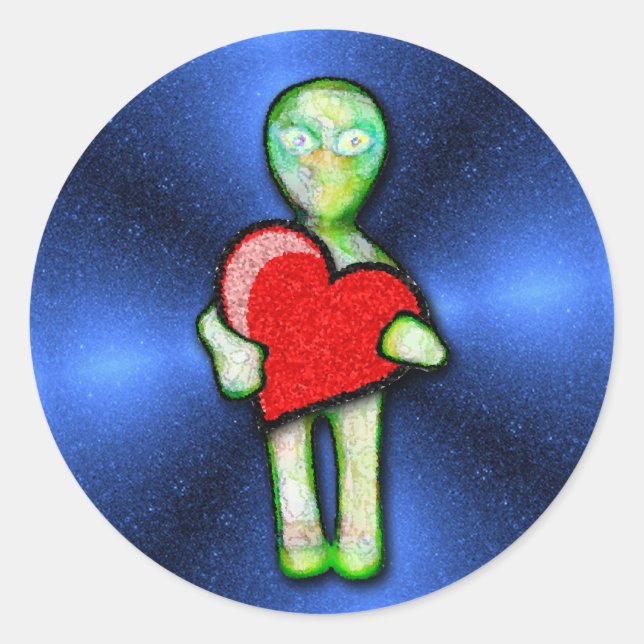 Out Of This World Classic Round Sticker (Front)