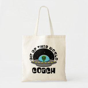 Out Of This World Coach Alien UFO Space Tote Bag