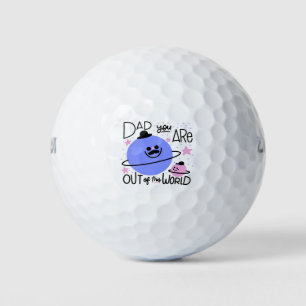 Out of this World Dad Golf Balls