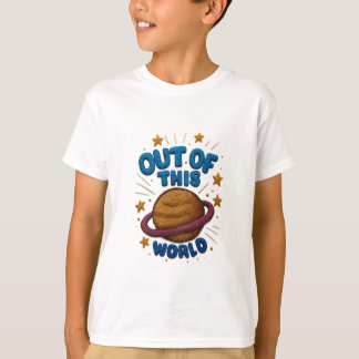 Out of This World Embroidery Style Tee