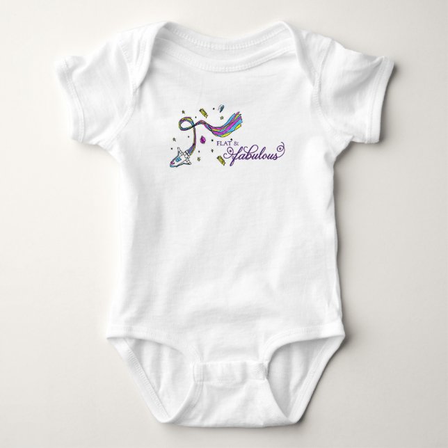 Out of this world Flat & Fabulous T-Shirt (Front)