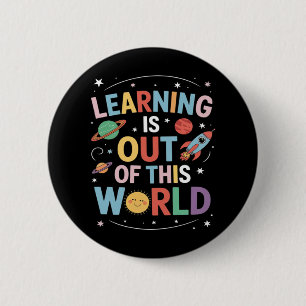 Out of This World Funny Trending Meme Quote Button