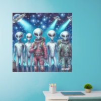 Out-of-This-World Galactic Crew Alien