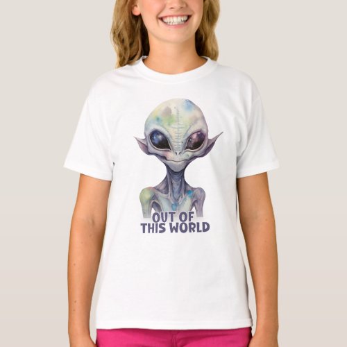 Out Of This World Galaxy Alien Ufo  T_Shirt