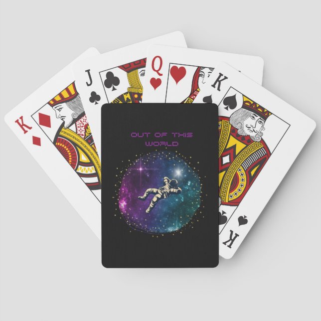 Out of This World GeneZ Quote Poker Cards (Back)