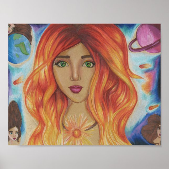 Out of this World Girl Poster (Front)