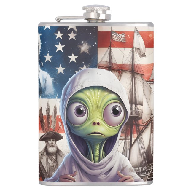 Out of this world guest flask (Front)