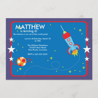 Out Of This World Invitation