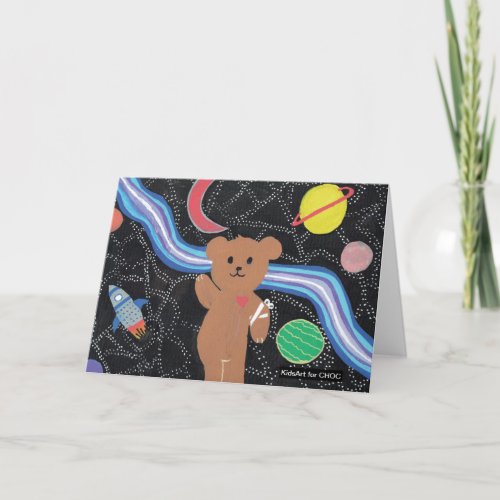 Out of This World _ KidsArt for CHOC Thank You Card