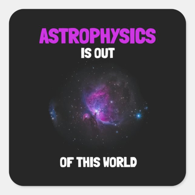 Out of This World Meme for GeneZ Square Sticker (Front)