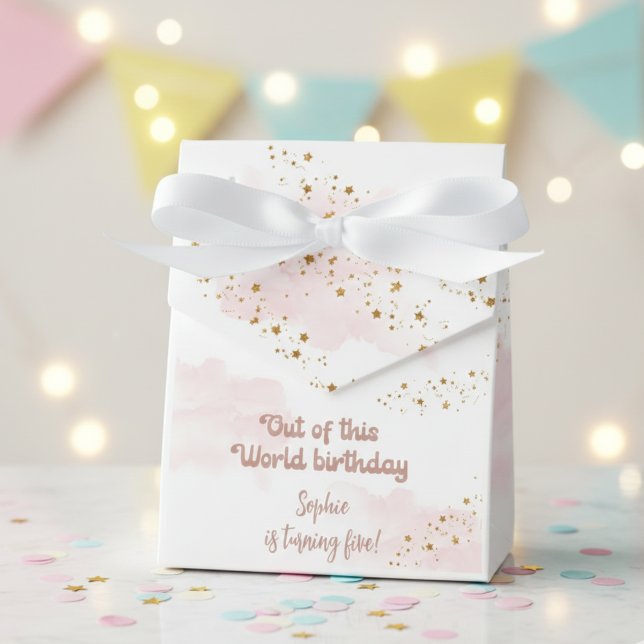 Out of this world space adventure kids birthday favor boxes (Creator Uploaded)