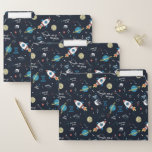 Out of This World Space Pattern File Folder