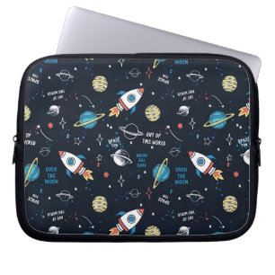 Out of This World Space Pattern Laptop Sleeve