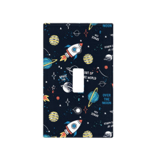 Out of This World Space Pattern Light Switch Cover