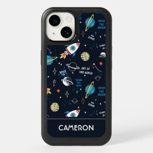 Out of This World Space Pattern OtterBox iPhone 14 Case