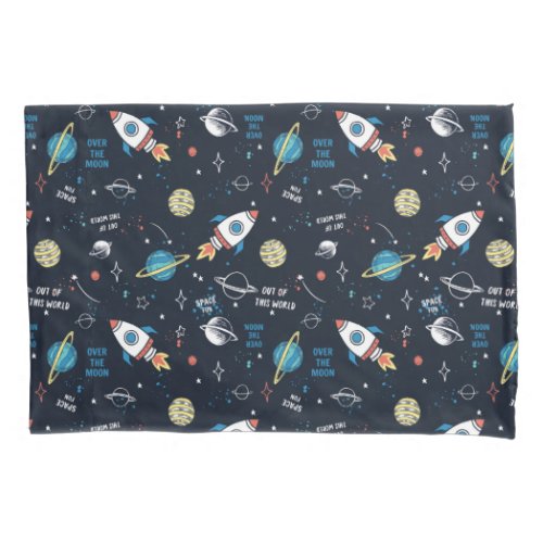 Out of This World Space Pattern Pillow Case