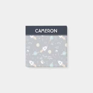 Out of This World Space Pattern Post-it Notes