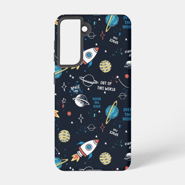 Out of This World Space Pattern Samsung Galaxy Case (Back)