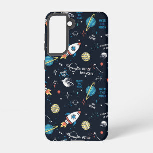 Out of This World Space Pattern Samsung Galaxy S21 Case