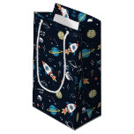 Out of This World Space Pattern Small Gift Bag