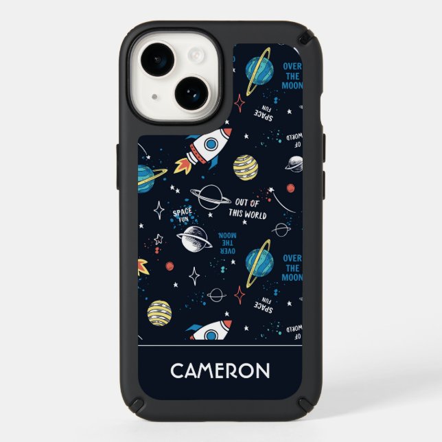 Out of This World Space Pattern Speck iPhone Case (Front)
