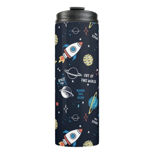 Out of This World Space Pattern Thermal Tumbler
