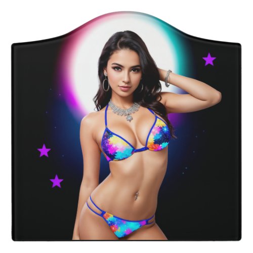 Out of this World Swimsuit Model Door Sign