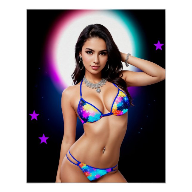 Out of this World Swimsuit Model Poster (Front)