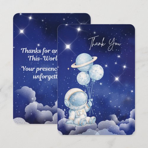 Out of This World Thank You Card