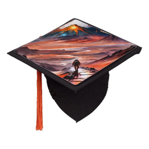 Out of this World _ The Path Ahead Graduation Cap Topper