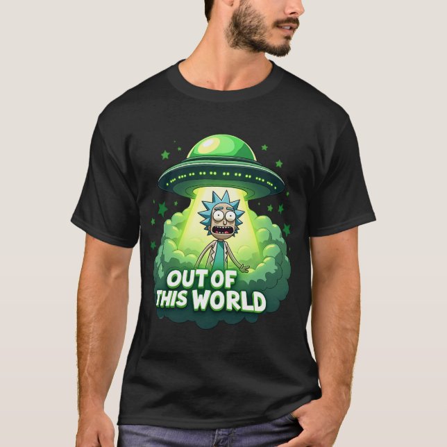 Out of This World UFO Design T-Shirt (Front)