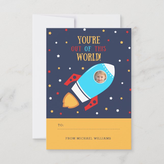 Out Of This World Valentine's Day Invitation (Front)