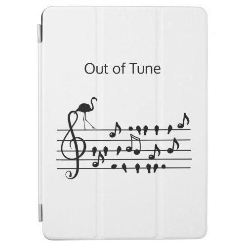 Out of Tune Flamingo joining songbirds iPad Air Cover