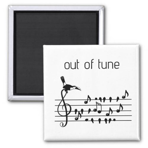 Out of Tune toucan joining songbirds   Magnet