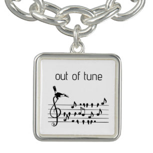 Out of Tune, Toucan & Songbirds Musical Staff Bracelet
