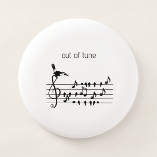 Out of Tune, Toucan & Songbirds Musical Staff Wham-O Frisbee