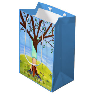 "Out Of Water" Mermaid Art Medium Gift Bag